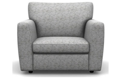 Heart of House Lucas Fabric Chair - Silver
